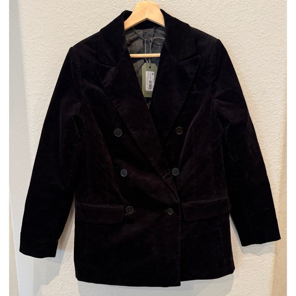 NWT AllSaints Adlai Corduroy Relaxed Blazer Size US/2 - Picture 12 of 13